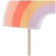 swieczka na tort tecza partydeco 4 5 cm