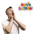swieczka na tort topper happy birthday dekora 10 x 6 5 cm