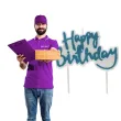 swieczka na tort topper happy birthday dekora 10 x 9 cm