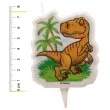swieczka na tort tyranozaur dinosaurs world dekora 7 5 cm