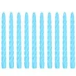 swieczka spiralna stozkowa blekitna ravi 10 szt