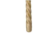 swieczka spiralna stozkowa brazowo szara z brokatem ravi 2 szt