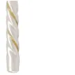 swieczka spiralna stozkowa perlowa z brokatem ravi 2 szt