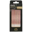 swieczki na tort classic beauty and charm rozowe zloto godan 6 szt