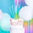 swieczki na tort classic dlugie mix partypal 18 szt