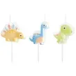 swieczki na tort dinozaury wesole mix partypal 4 5 cm 3 szt