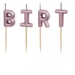swieczki na tort happy birthday rose gold partydeco 7 cm 13 szt