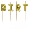 swieczki na tort happy birthday zloty partydeco 7 cm 13 szt