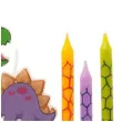 swieczki na tort happy dinozaur kolorowe dekora 6 szt
