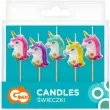 swieczki na tort jednorozec pikery godan 5 szt