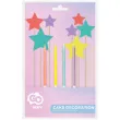 swieczki na tort kolorowe gwiazdki z nieba godan 11 szt