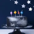 swieczki na tort kosmos mix partydeco 4 szt