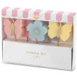 swieczki na tort motyle i kwiaty partydeco 3 5 cm 5 szt