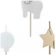 swieczki na tort slonik partydeco 5 cm 5 szt
