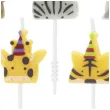 swieczki na tort zwierzeta z zoo partypal 6 cm 5 szt