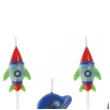 swieczki urodzinowe kosmos rakieta i saturn unique 6 szt