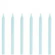 swieczki urodzinowe na tort dekoracja na urodziny blekitne pastelowe 14 cm 12 szt