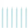 swieczki urodzinowe na tort dekoracja na urodziny blekitne pastelowe 14 cm 12 szt