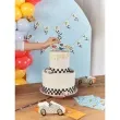 swieczki urodzinowe samochody wyscigowe mix partydeco 3 cm 5 szt