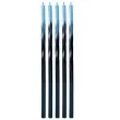 swieczki urodzinowe swiderki ombre niebiesko czarne godan 5 szt