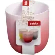 swiecznik ceramic tealight bialo rozowy bolsius 75 70 mm