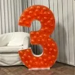 szablon do balonow cyfra 3 godan 120 cm