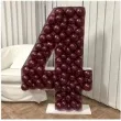 szablon do balonow cyfra 4 godan 120 cm
