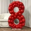 szablon do balonow cyfra 8 godan 120 cm