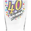 szklanka do piwa 40 urodziny z nadrukiem bgtech 500 ml