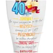 szklanka do piwa test 40 latka z nadrukiem bgtech 1500 ml