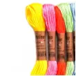 sznurek mulina kolory jaskrawe mix aliga 8 m 10 szt
