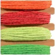 sznurek rafia kolory fluo mix aliga 5 m 6 szt