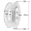 szpula pusta abs classic transparentny 20 cm