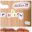 sztuczne wlosy classic brazowe aliga 14 g