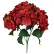sztuczny kwiat bukiet hortensja czerwona bomm 45 cm
