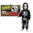 tablica dekoracyjna danger zombies halloween amscan 47 x 28 cm