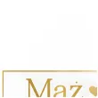 tablica rejestracyjna maz zona bialy zloty partydeco 59 x 11 5 cm