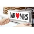 tablica rejestracyjna mr mrs partydeco