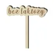tabliczka candy bar bez laktozy drewniana 13 cm 4 szt