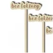 tabliczka candy bar bez laktozy drewniana 13 cm 4 szt