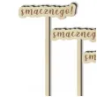 tabliczka candy bar smacznego drewniana 13 cm 4 szt