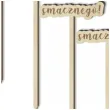 tabliczka candy bar smacznego drewniana 13 cm 4 szt