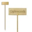 tabliczka drewniana ogorecznik 50x210 mm