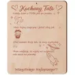 tabliczka kochany tato drewno 210x170 mm