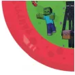 talerzyk plastikowy minecraft steve alex creeper enderman czerwony procos 21 cm 1 szt