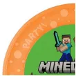 talerzyk plastikowy minecraft steve alex creeper enderman pomaranczowy procos 21 cm 1 szt