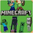 talerzyk plastikowy minecraft steve alex creeper enderman pomaranczowy procos 21 cm 1 szt
