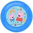 talerzyk plastikowy peppa i george niebieski procos 21 cm 1szt