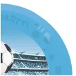 talerzyk plastikowy pilka nozna soccer fans procos 21 cm 4 szt