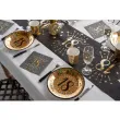 talerzyki papierowe 50 urodziny holo gold santex 22 5 cm 10 szt